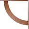 Ekena Millwork Bulwark Steel Bracket, Hammered Copper 2"W x 16"D x 16"H BKTM02X16X16BUHCO - alternate 4